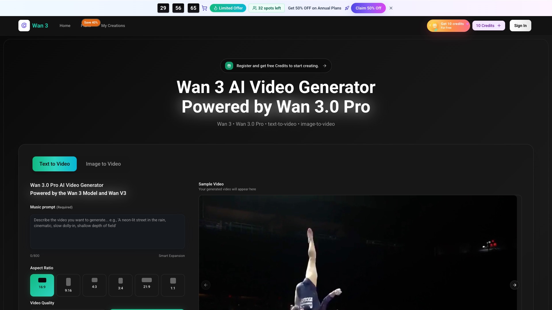 Wan 3.0 Interface